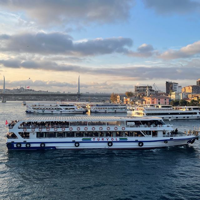 Iconic Galata Bridge Istanbul