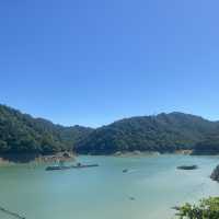 石門水庫遊艇碼頭 ⛰️ 搭船到桃園的桃花源✨