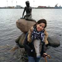 The Little Mermaid in Copenhagen 