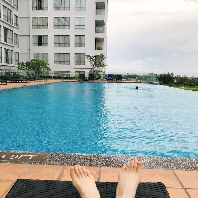 馬來西亞🇲🇾沙巴👙🩱白天🈚️邊際海景📍 Kota Kinabalu Marriott Hotel