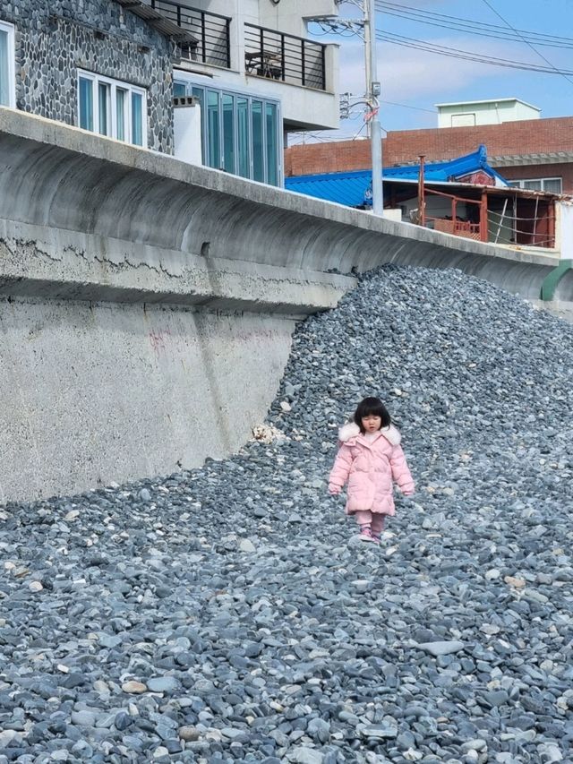 울산 '주전몽돌해변'