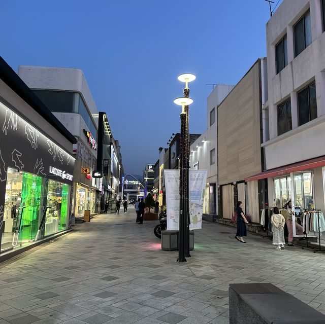 야경이 멋있는 쇼핑의 거리 🛍️ 제주 칠성로