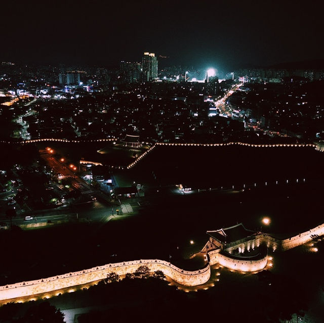 수원화성행궁 야간개장, 열기구타고 야경감상🏞️