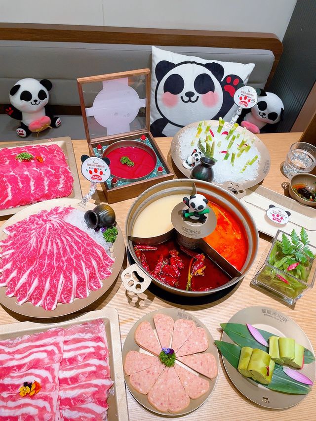 ｛深圳打卡熊貓主題火鍋探店｝
