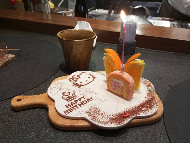 很滿足的鐵板生日飯~