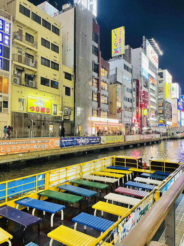 【大阪府】夜の道頓堀を船から楽しむ！