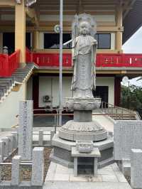 【福岡神社】お寺から海を眺めることができる大きな不動寺