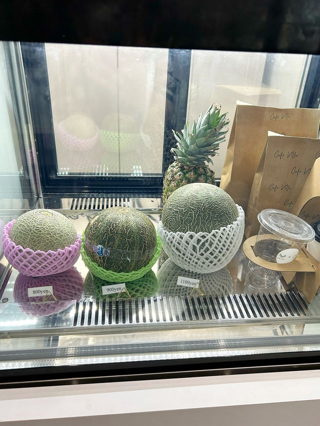 【北九州カフェ】夏限定盛り盛りのメロンソフト🍈🍦