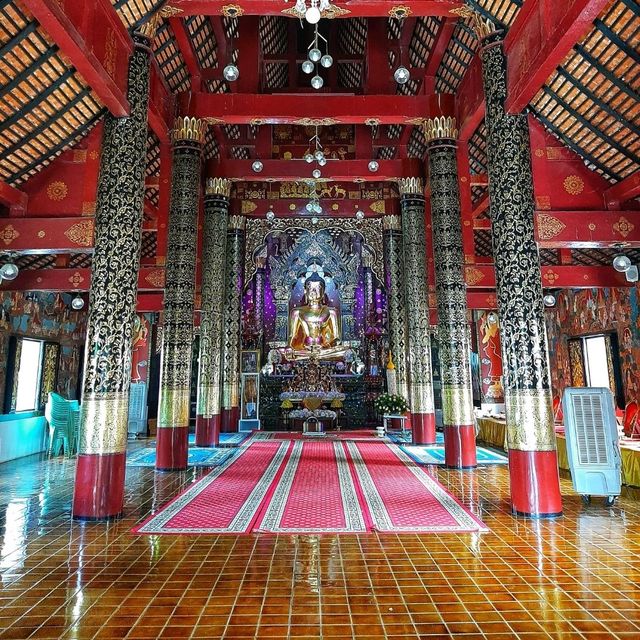 ชมสถาปัตยกรรมล้านนาประยุกต์ที่วัดฝั่งหมิ่น