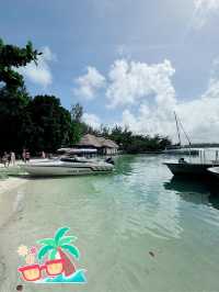 🏝️🇲🇺 Ile Aux Cerf tour on a crystal glass bottom boat