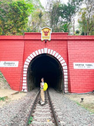 Taking a Train to Khun Tan Station