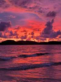 THE BEST SUNSET EVER !