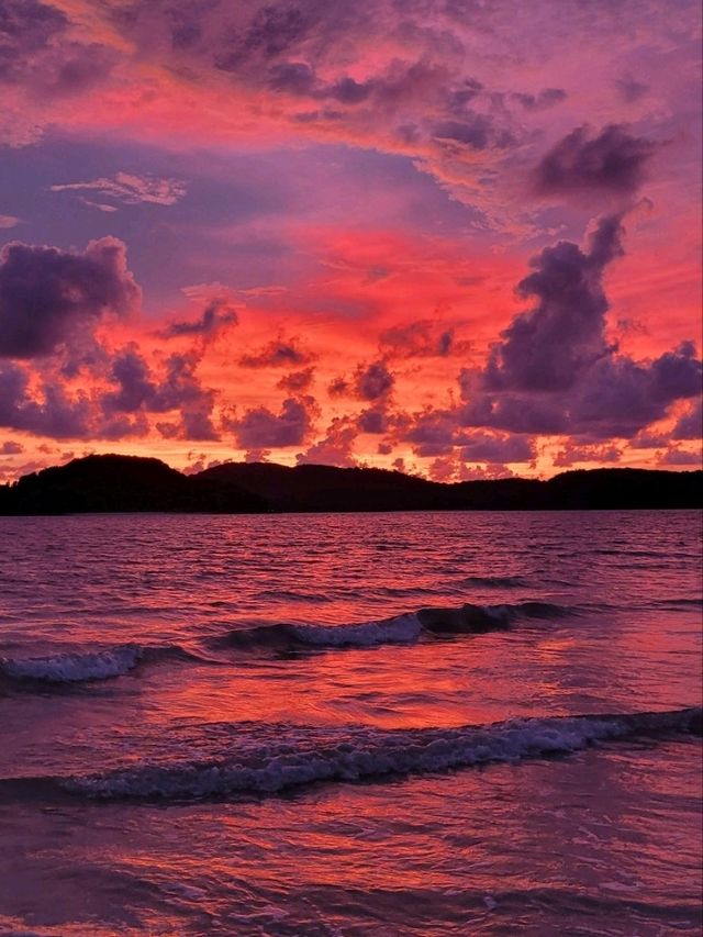 THE BEST SUNSET EVER !