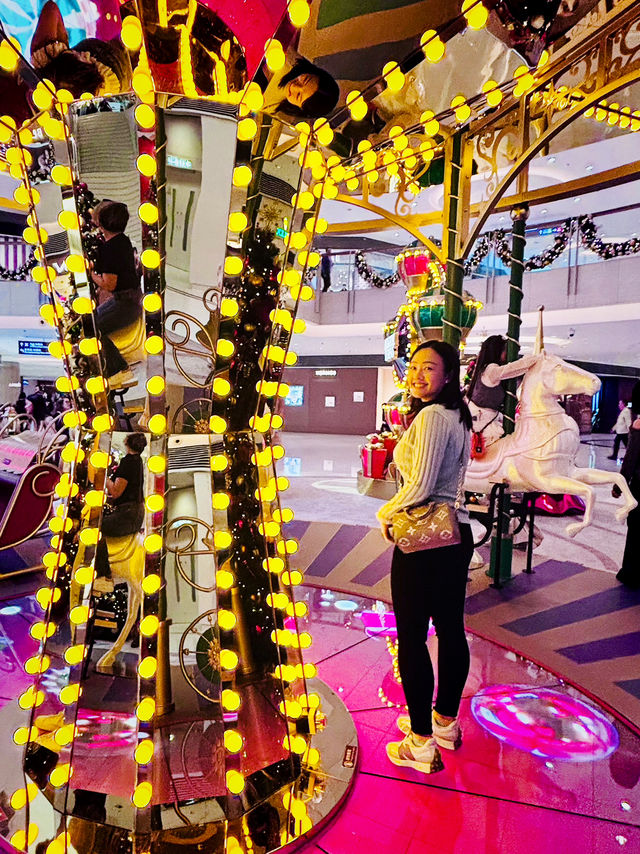 【西九龍】圓方：ELEMENTS! DELIGHT-GO-ROUND 聖誕遊樂園