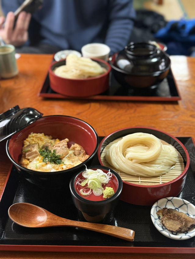 在超美味的櫻之里比內地雞親子丼~同時品嚐三大地雞&三大烏龍麵