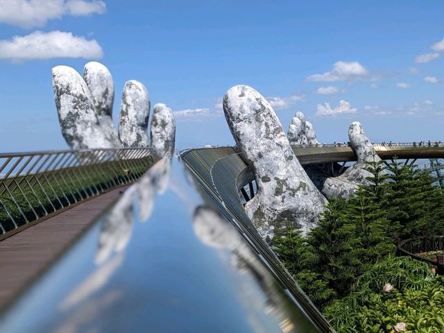 Ba Na Hills - The Hand Holding the Bridge