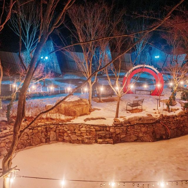 겨울 왕국 속 힐링 캠핑 제천 참좋은 글램핑