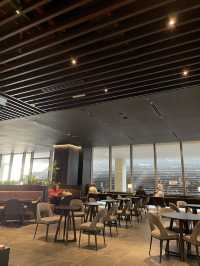 Have a cozy cafe space while enjoy the books paradise 