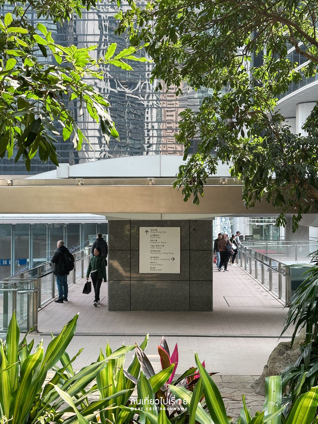 พักใจกลางเมืองในสวนลับ Cheung Kong Park