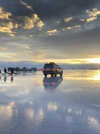 Paisaje magnífico, Salar de Uyuni. 夢の景色、ウユニ塩湖