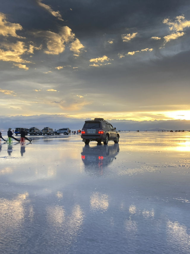 Paisaje magnífico, Salar de Uyuni. 夢の景色、ウユニ塩湖