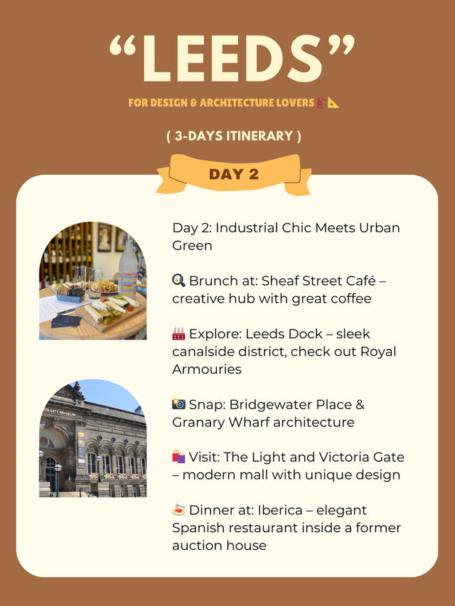 Leeds 3-days itinerary 🍒