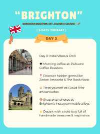 Brighton 3-days itinerary 
