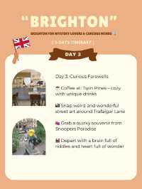 Brighton 3-days itinerary 