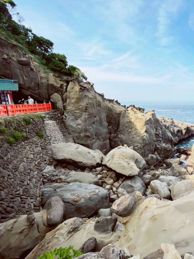 鬼斧神工🪨宮崎神宮奇岩千畳敷