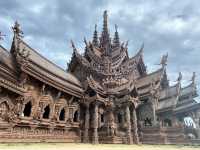 A Majestic Morning at the Sanctuary of Truth, Pattaya 