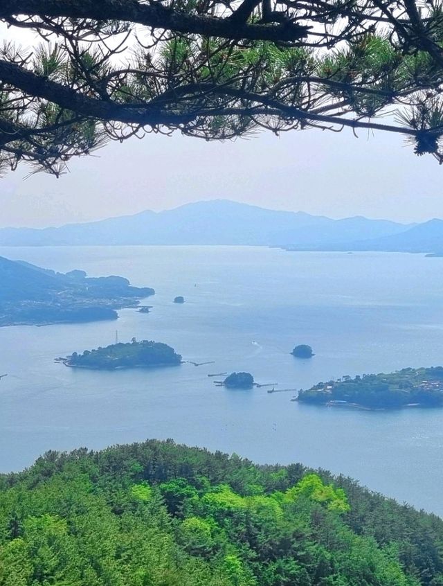 바다가 한눈에 보이는 각산 등산⛰️