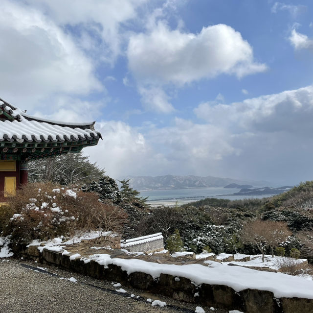 [전남 강진] 눈 덮인 백련사, 시간도 잠시 멈춘 듯한 고요함이었어요