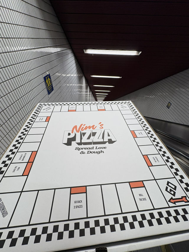 【東京🗼】ハートのピザにオリジナルメッセージ🍕