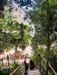 Secret Escape Behind the Cliffs