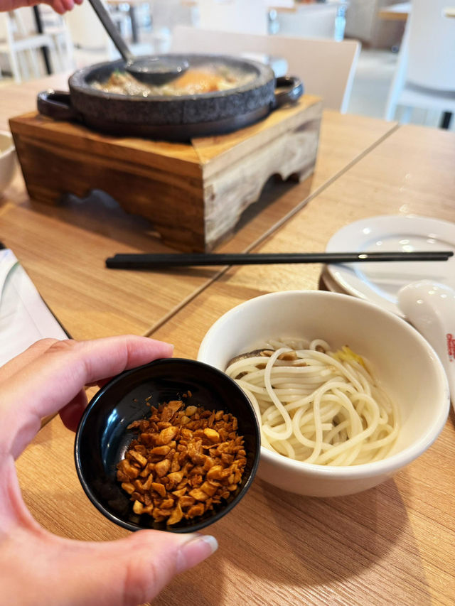 🥬 Meals serve in Sauna Room