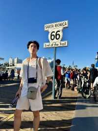Santa Monica Pier & Beach 聖塔莫尼卡海邊 | 洛杉磯經典海濱體驗 🌊
