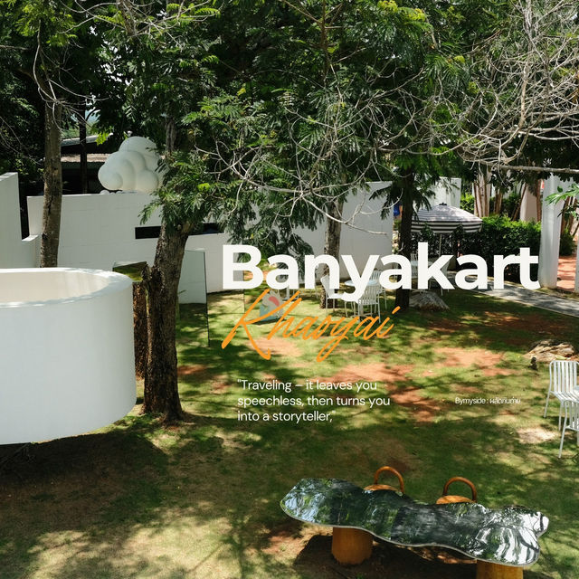 🌿 Banyakart Cafe คาเฟ่สีขาวท่ามกลางธรรมชาติ