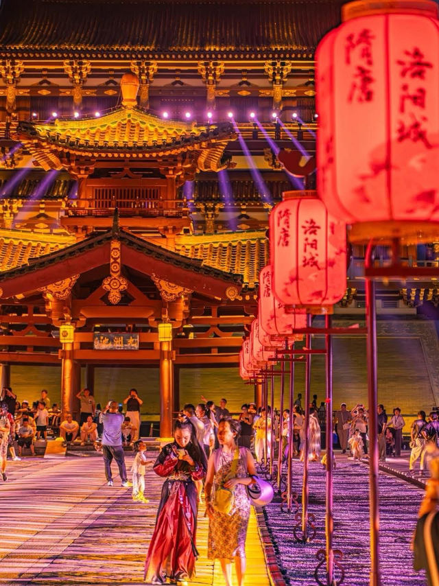 🌙 Jiuzhou Pond – Luoyang’s Hidden Gem That Truly Shines at Night
