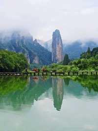 我終於看到了仙境～縉云仙都朱潭山