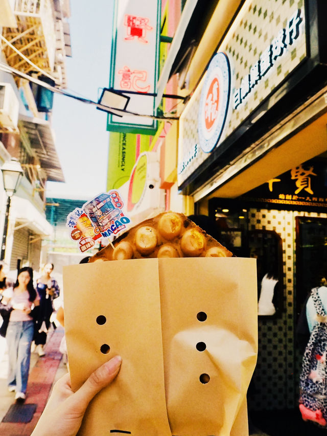 【食べ歩き＆お土産探し】マカオ タイパフードストリート