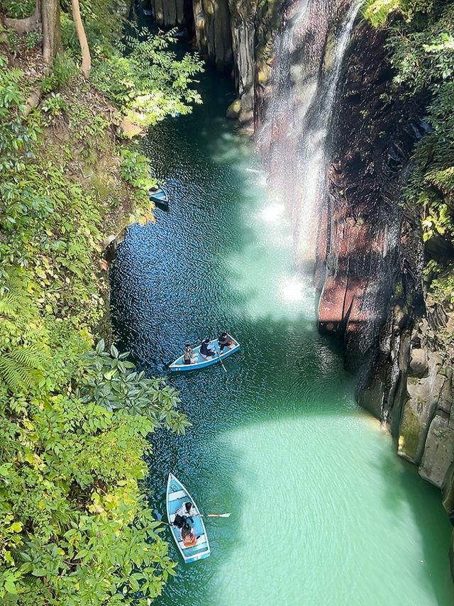 秋天的高千穗峽好美