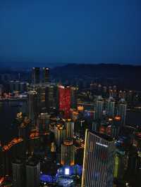 At the high-altitude hotel in Chongqing