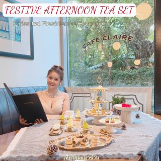 🎄5성급 호텔에서 애프터눈 티 세트로 즐거운 시즌을 기념해보세요.