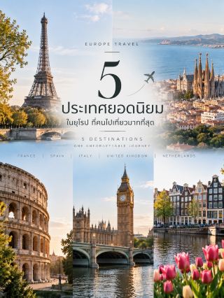 🌍 観光客が最も多いヨーロッパの国5選