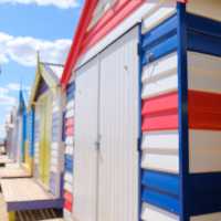 [墨爾本景點] Brighton Beach Bathing Boxes 彩虹小屋