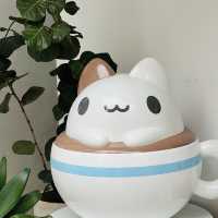 Famous Foamcat Cafe in Taichung 