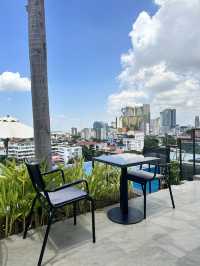 Beach vibes in the city, Phnom Penh’s Best rooftop pool 🏊 🏖️ 