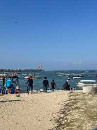 【Nusa Dua beach 努沙牡瓦海灘: 水上活動Paragliding 觀看整個大海！】