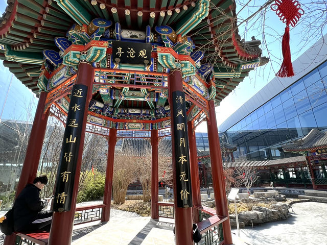 中國園林驚艷登場，北京大興國際機場也太美了吧😍
