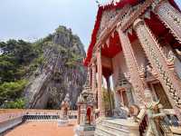 Stunning Buddhist temple by the mountains 